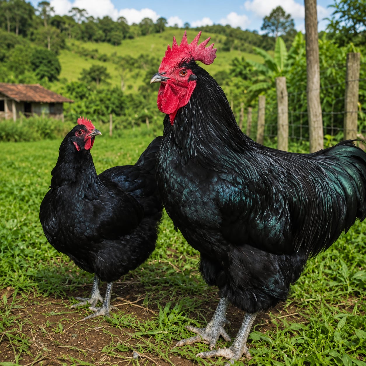 Galo Gigante Negro de Jersey